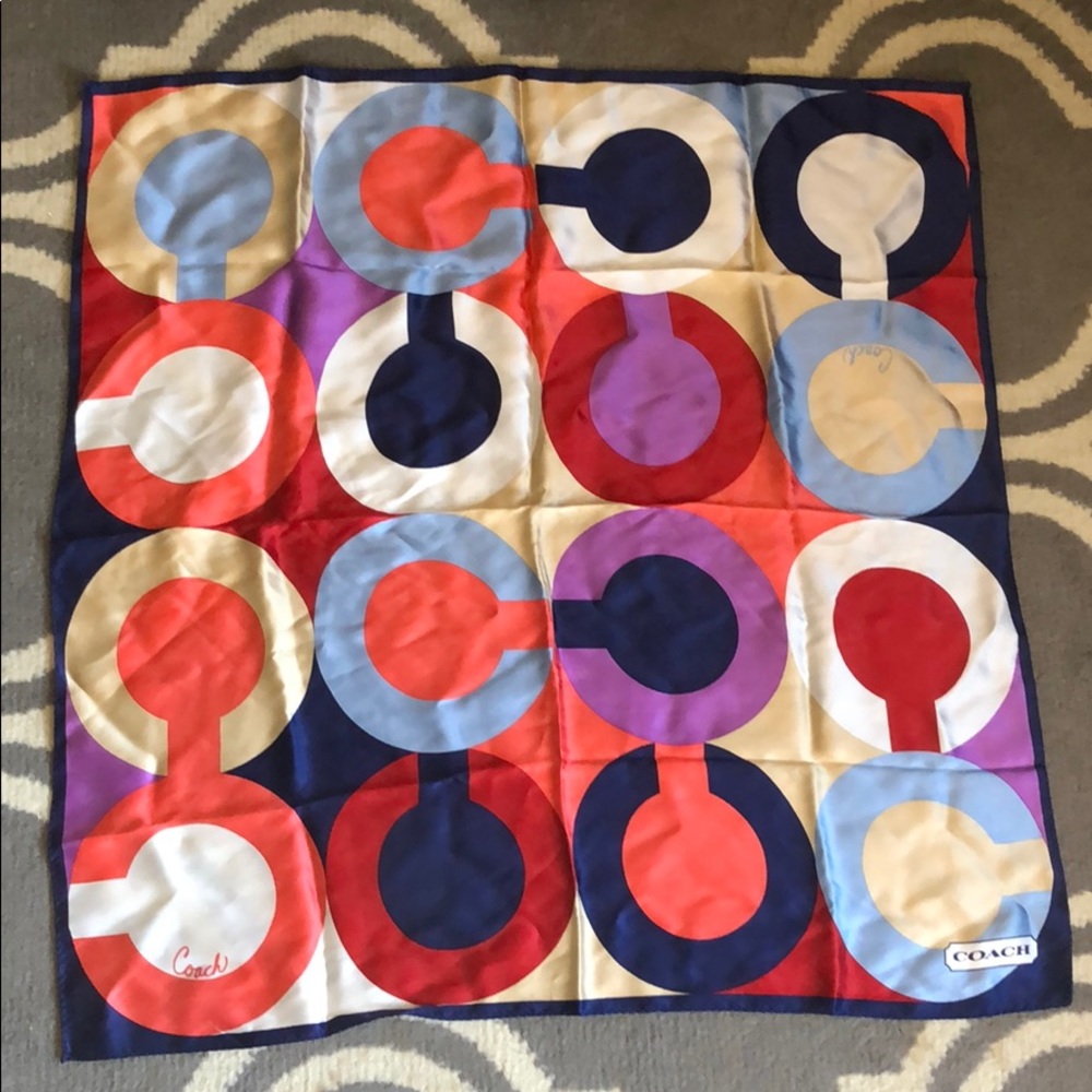 Coach op art c scarf